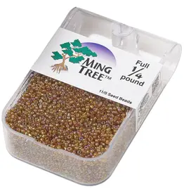 Ming Tree Ming Tree #11 Opaque Rainbow Gold Purple 1/4 Pound pkg.
