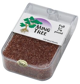 Ming Tree Ming Tree #11 Transparent Color-lined Light Brown 1/4 Pound pkg.