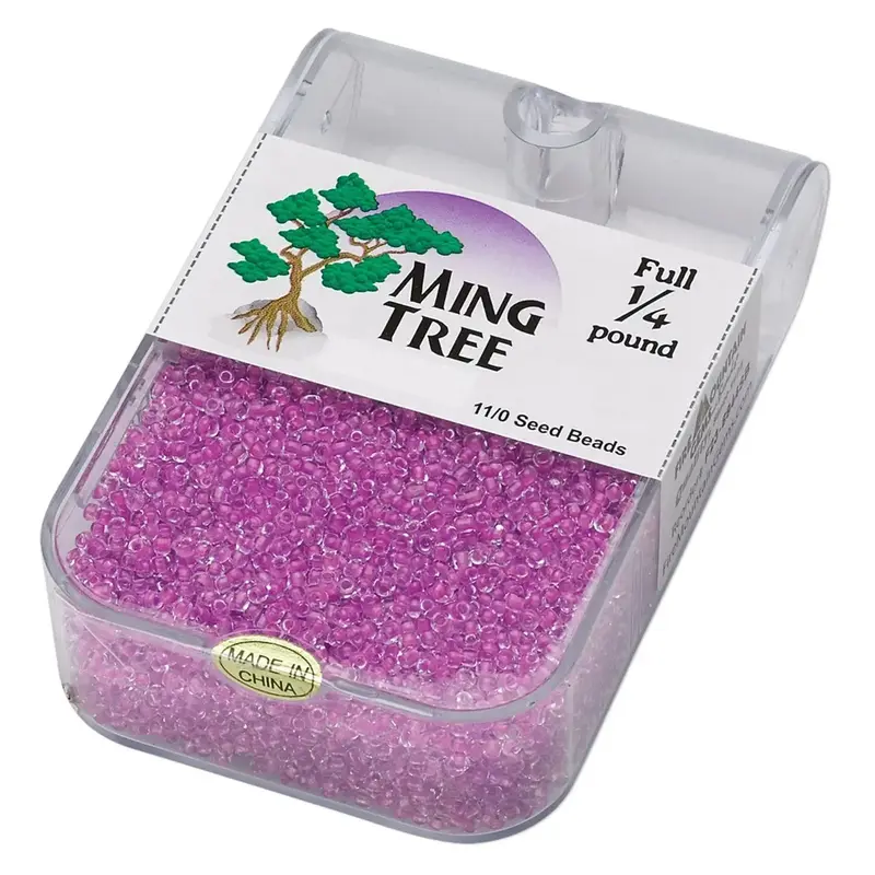 Ming Tree Ming Tree #11 Transparent Color-lined Lilac 1/4 Pound pkg.