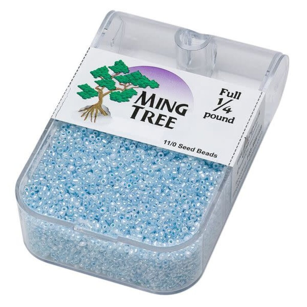 Dyna-Mites Ming Tree #11 Opaque Ceylon Turquoise Blue 1/4 Pound pkg.