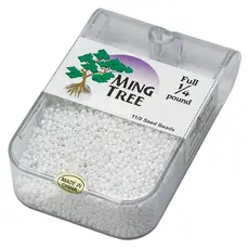 Ming Tree Ming Tree #11 Opaque Rainbow White 1/4 Pound pkg.
