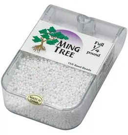 Ming Tree Ming Tree #11 Opaque Rainbow White 1/4 Pound pkg.
