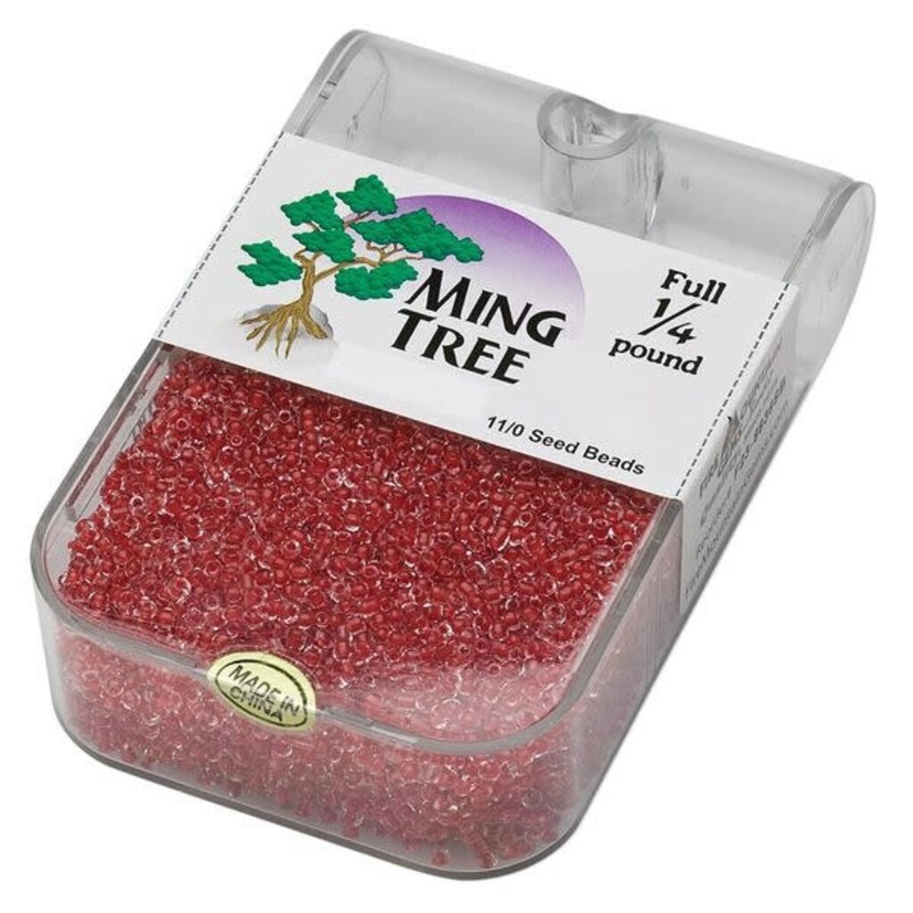 Ming Tree Ming Tree #11 Transparent Color-lined Red 1/4 Pound pkg.
