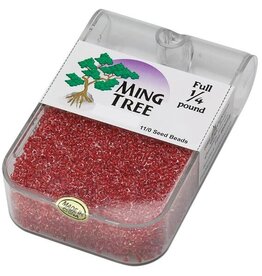 Ming Tree Ming Tree #11 Transparent Color-lined Red 1/4 Pound pkg.