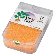 Ming Tree Ming Tree #11 Transparent Color-lined Light Orange 1/4 Pound pkg.