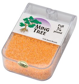 Ming Tree Ming Tree #11 Transparent Color-lined Light Orange 1/4 Pound pkg.
