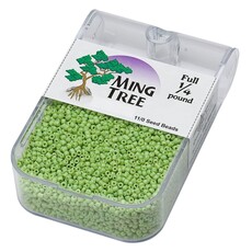 Ming Tree Ming Tree #11 Opaque Lime Green 1/4 Pound pkg.