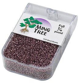 Ming Tree Ming Tree #11 Transparent Silver-lined Purple 1/4 Pound pkg.