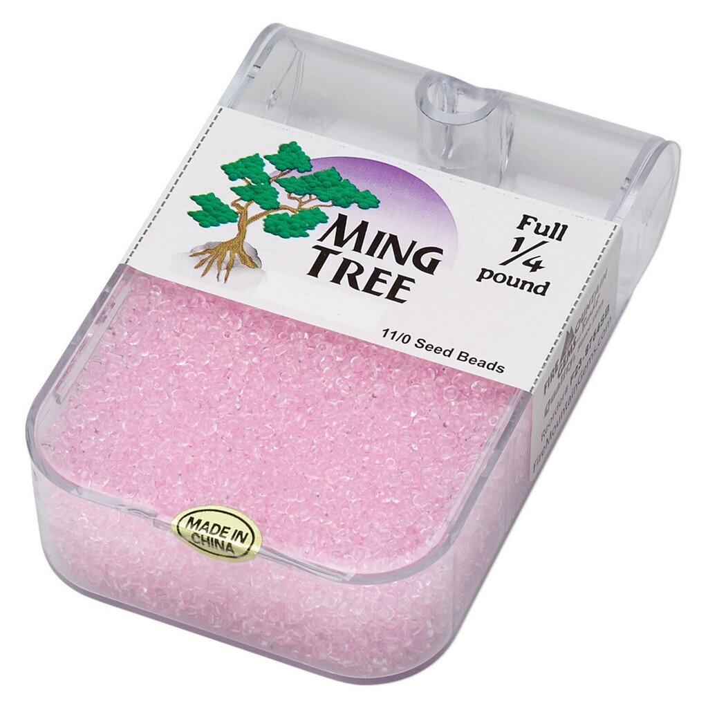 Ming Tree Ming Tree #11 Transparent Pink 1/4 Pound pkg.