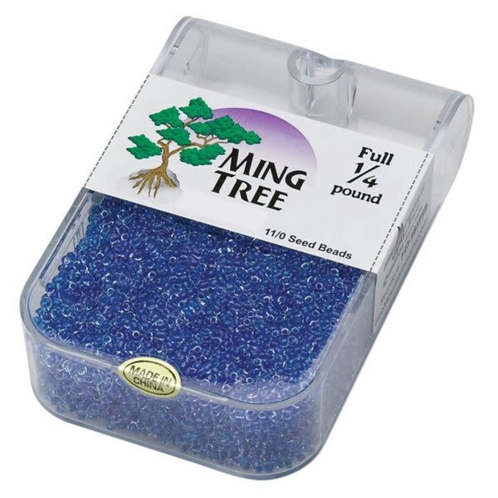 Ming Tree Ming Tree #11 Transparent Color-lined Blue 1/4 Pound pkg.