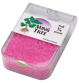 Ming Tree Ming Tree #11 Transparent Color-line Hot Pink 1/4 Pound pkg.