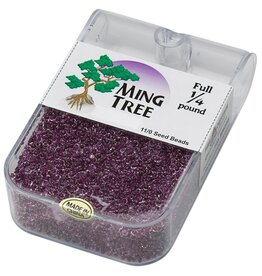 Ming Tree Ming Tree #11 Transparent Color-lined Amethyst Purple 1/4 Pound pkg.