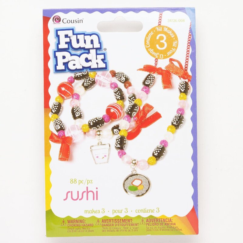 FUN PACK Assortment Sushi Bracelet Kit