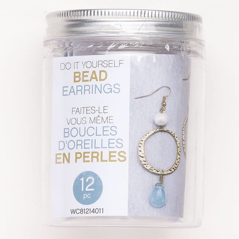 Glass Pearl Do It Yourself Earring Kit