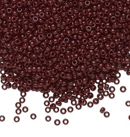 Miyuki #11 Rocaille Seed Bead Opaque Dark Brown 25gms