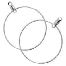 Bead World Notched Ear Hoop