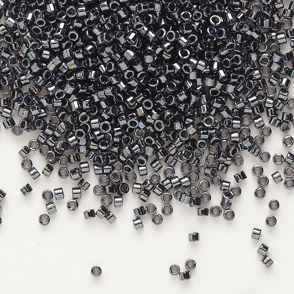 Miyuki Delica #11  Opaque Gunmetal Db0001    7.5gms