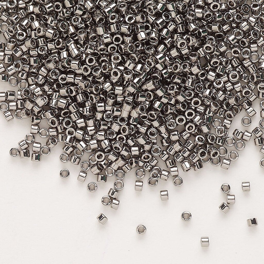 Miyuki Delica #11 Nickel Finish Db0021   7.5gms
