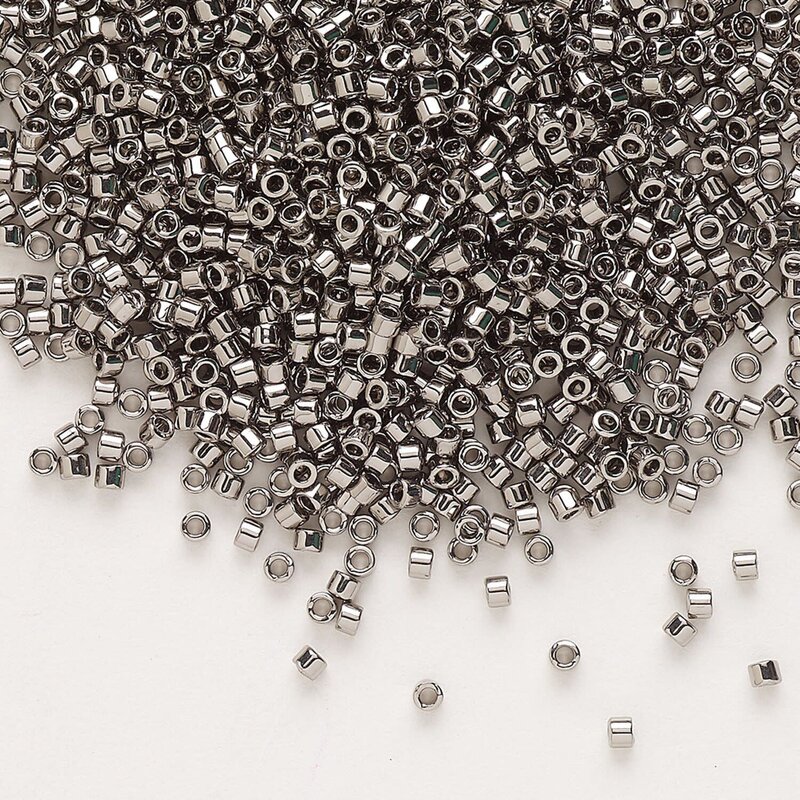 Miyuki Delica #11 Nickel Finish Db0021   7.5gms