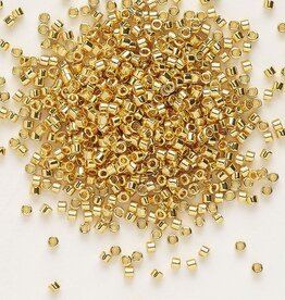 Miyuki Delica #11  24Kt Finish Bright  Db0031   4gms