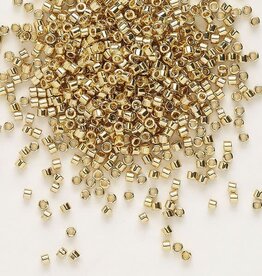 Miyuki Delica #11  24Kt Finish Light 4Gram Db0034 4gms