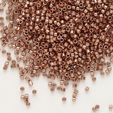 Miyuki Delica #11  Opaque Copper Finish Db0040 7.5gms