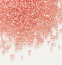 Miyuki Delica #11 Transparent  Color-Lined Rose Pink Db0070 7.5gms