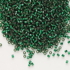 Miyuki Delica #11 Silver Lined Forest Green Db0148 7.5gms
