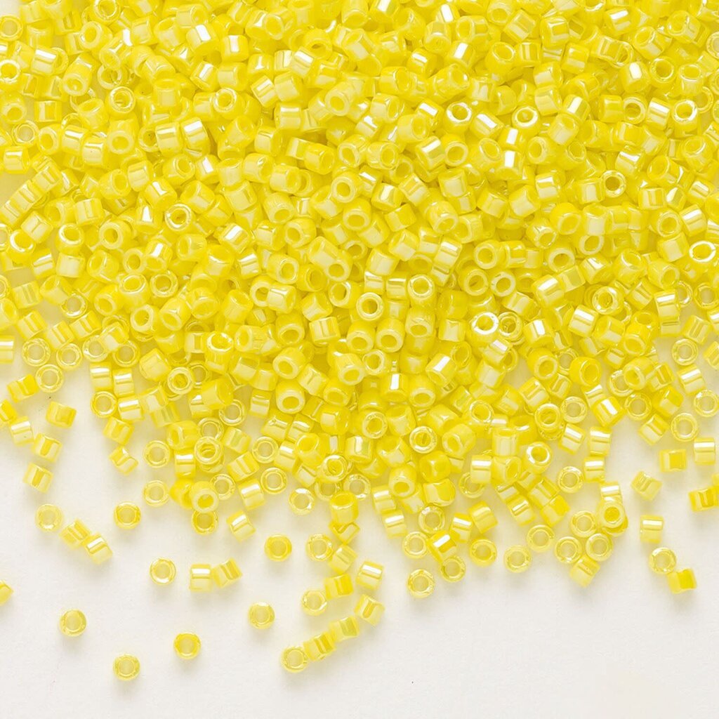 Miyuki Delica  #11 Opaque Rnbw Yellow Db0160 7.5gms