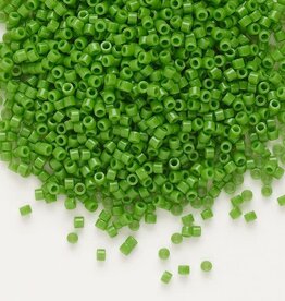 Miyuki Delica #11  Opaque Pea Green Db0724    7.5gms