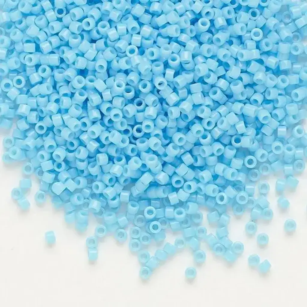 Miyuki Delica #11  Opaque Lt Blue Db0725 7.5gms