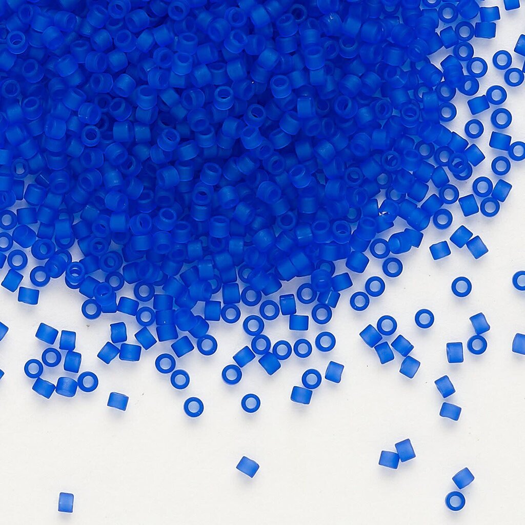 Miyuki Delica #11 Transparent  Matte Blue Db0748   7.5gms