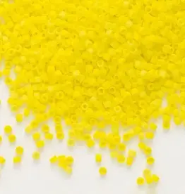 Miyuki Delica #11 Opaque Matte Yellow DB0751    7.5gms