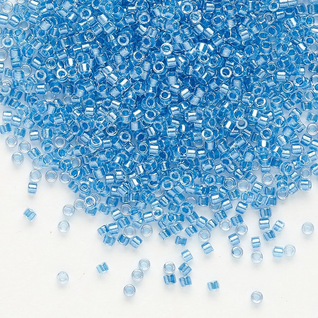Miyuki Delica #11 Color-Lined Shimmer Sky Blue Db0905 7.5gms