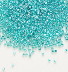 Miyuki Delica #11 Color-Lined Aqua Db0238 7.5gms