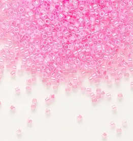 Miyuki Delica #11 Color-Lined Neon Pink Db0246 7.5gms