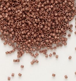 Miyuki Delica #11  OPQ Matte Copper-Plated Db0340   7.5gms