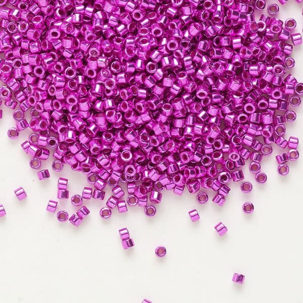 Miyuki Delica #11  Opaque Galvanized Magenta     Db0422 7.5gms