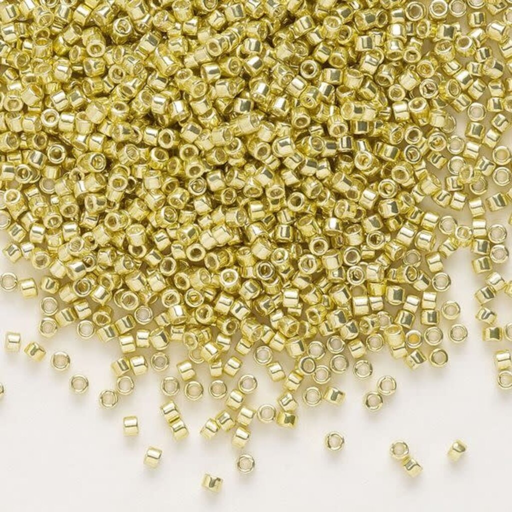 Miyuki Delica #11Opaque Galvanized Yellow Db0412 7.5gms