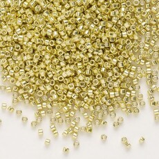 Miyuki Delica #11Opaque Galvanized Yellow Db0412 7.5gms