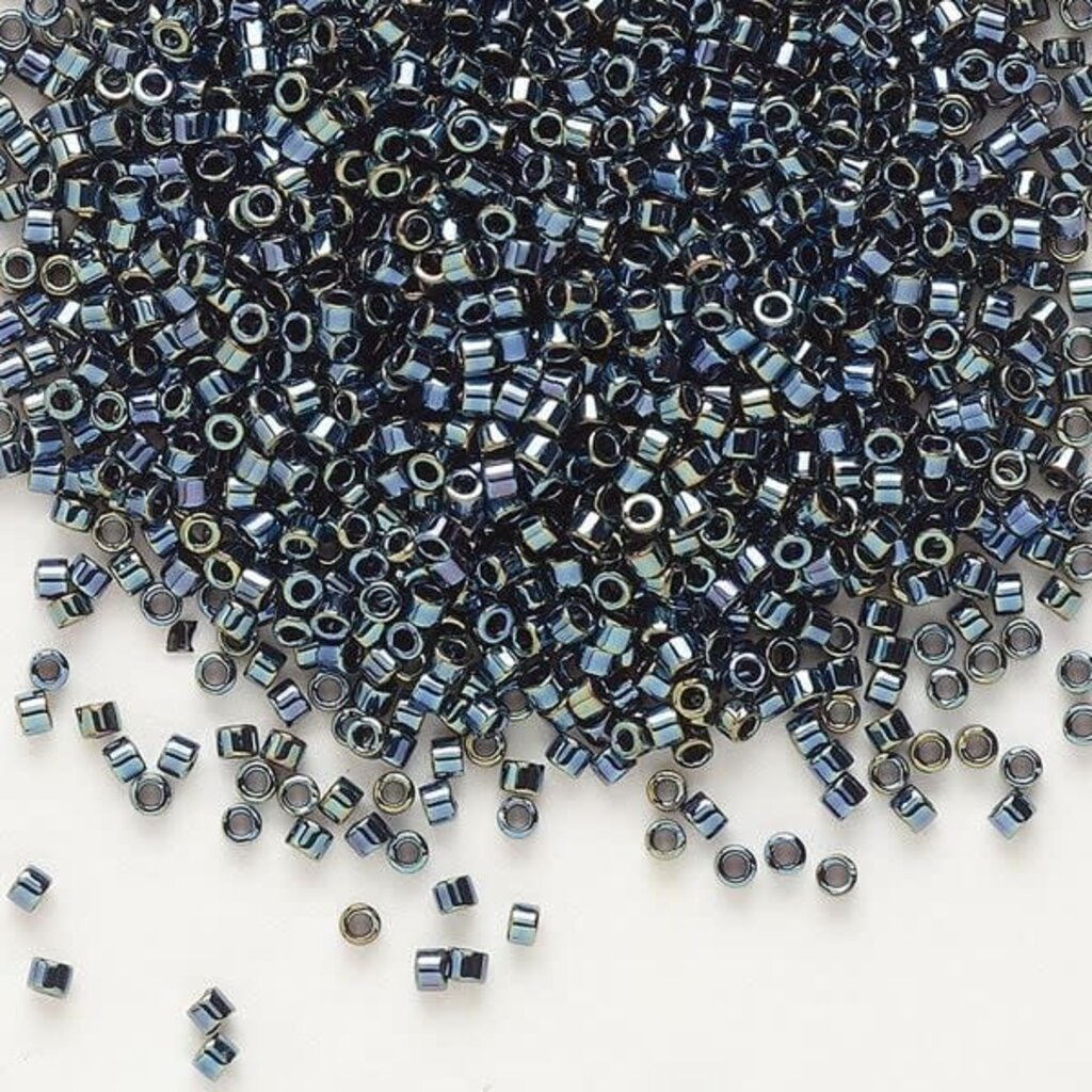 Miyuki Delica #11  Opaque Iris Gunmetal Db0006    7.5gms