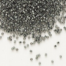 Miyuki Delica #11 Opaque Nickel Finished Silver Grey DB0457 7.5gms