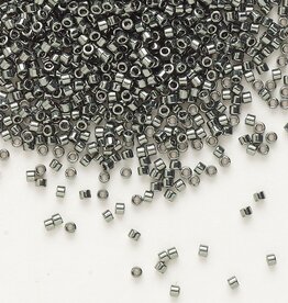 Miyuki Delica #11 Opaque Nickel Finished Silver Grey DB0457 7.5gms