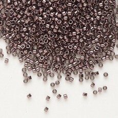 Miyuki Delica #11 Opaque Nickel Finished Rose DB0454 7.5gms