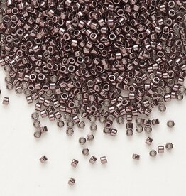 Miyuki Delica #11 Opaque Nickel Finished Rose DB0454 7.5gms