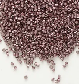 Miyuki Delica #11 Opaque Nickel Finished Mauve DB0462 7.5gms