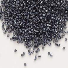 Miyuki Delica #11 Opaque Nickel Finished Hematite DB0453 7.5gms