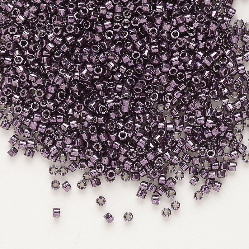 Miyuki Delica #11 Opaque Nickel Light Purple DB0455 7.5gms