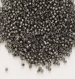 Miyuki Delica #11 Opaque Nickel Finished Dark Silver DB0452 7.5gms