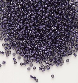 Miyuki Delica #11 Opaque Nickel Finished Dark Purple DB0464 7.5gms